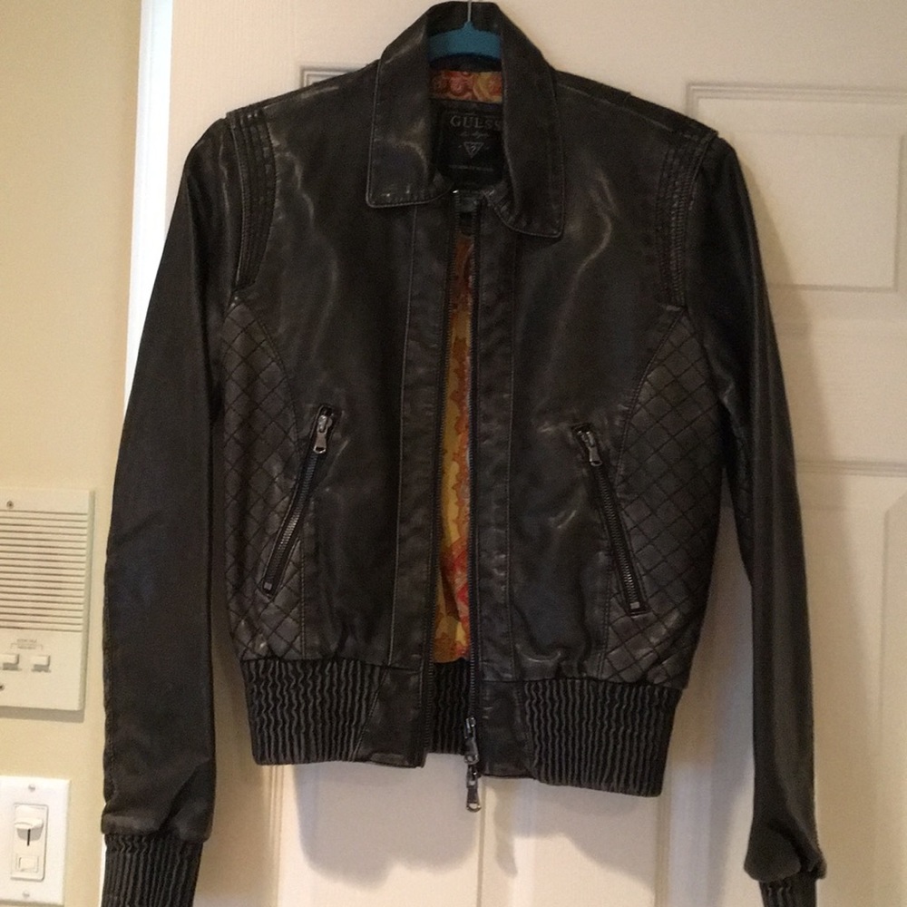 Guess faux leather jacket